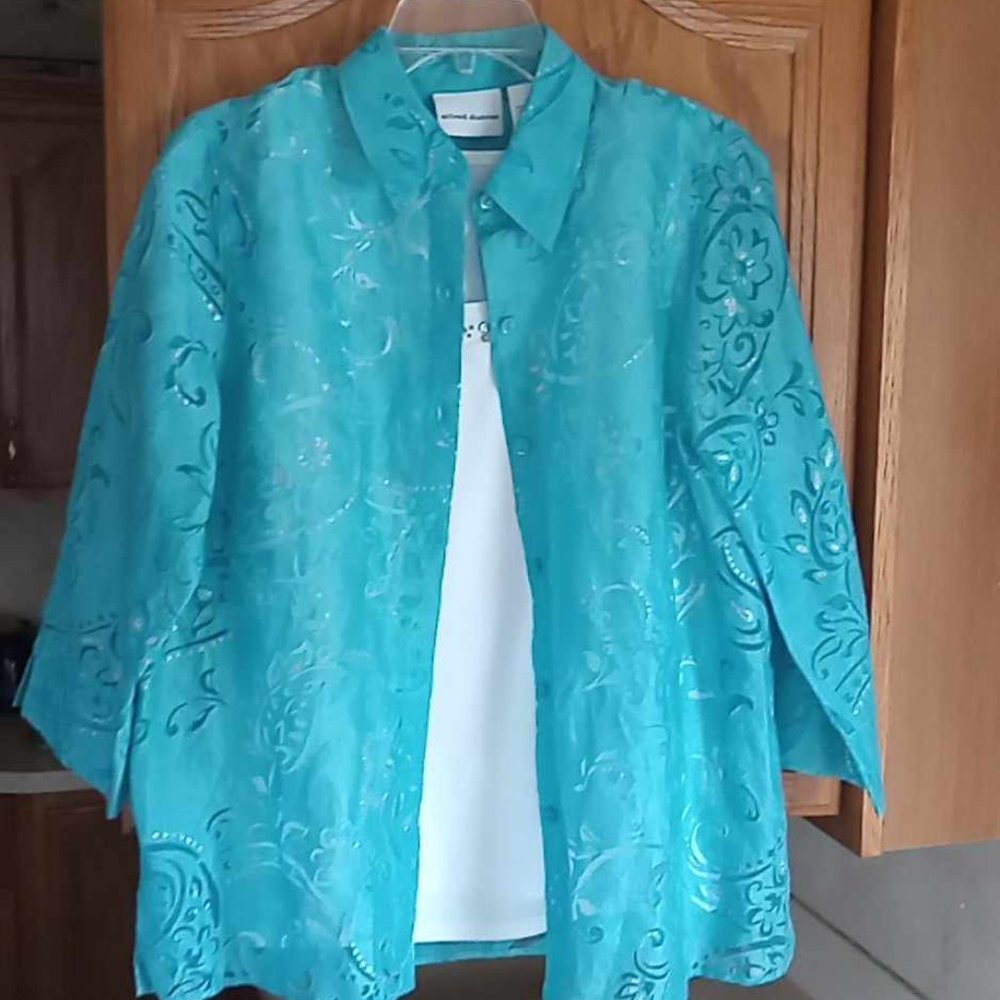 ALFRED DUNNER WOMENS TOP SIZE 8